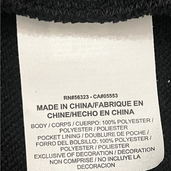 Nike Mens Full Zip DriFit Hooded Sweatshirt Black Size Medium Activewear - Picture 7 of 8